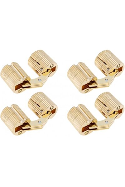 STARSTAR Barrel hinges 4pc 12mm brass concealed 180掳 for jewelry boxes.
