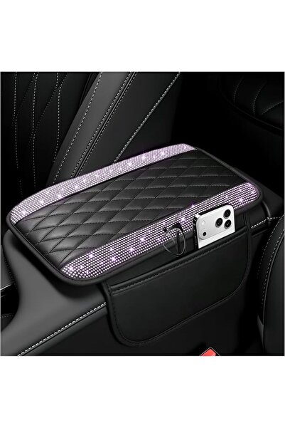 GENERAL Stacool Upgraded Center Console Cover, Microfiber Leather Armrest Cov...
