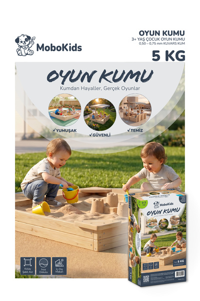 mobokids Sand Pool Sand Natural Quartz Sand