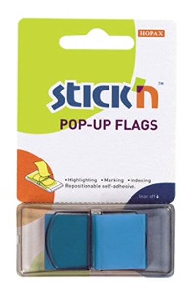 Hopax Film Index Autoadeziv 45 X 25Mm, 50 File/Set, Cu Dispenser, Stick'N Pop...