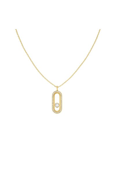 Rosefield JNPPG.J1293 Altın Renk Modern İnci Kristal Çelik Kolye