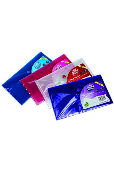 PUKKA PAD Document Protection Folder, Mr, With Staple, 10/Set, Pukka - Transp...