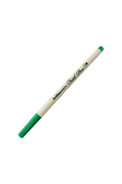 artline Carioca Supreme Brush Pen, Varf Flexibil (Tip Pensula) - Verde