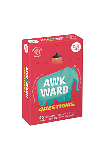 THE HAPPY GANG Conversation Cards - Awkward Questions THE HAPPY GANG, 12.5 x ...