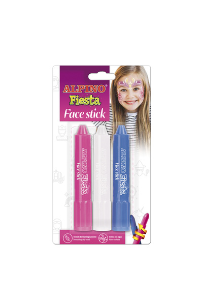 Alpıno Kosmetické tužky, 3 kusy v blistru, Fiesta - pro dívky, bílé