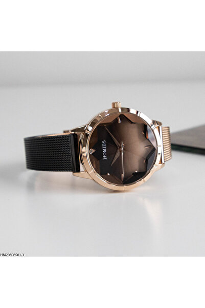 Homies Hm20508S01-3 Women Wrist Watch with Steel Mesh Band