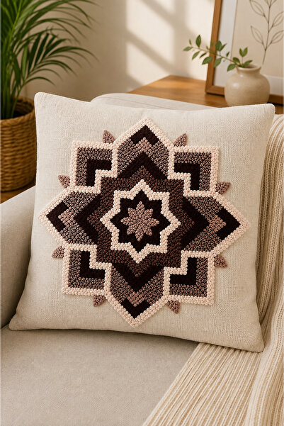 SEVMİŞ HOME Digital Printed Decorative Throw Pillow Cover 43X43 cm – Modern P...