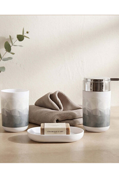 REDTAG White 3 Piece Bathroom Accessories Set