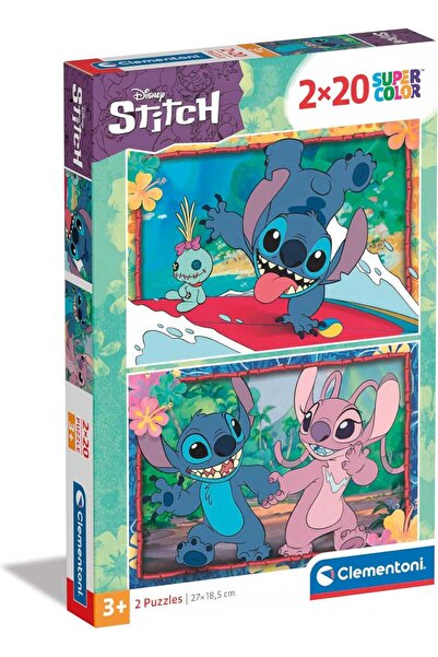 JPT Clementoni Disney Stitch 2-in-1 Puzzle Set 2x20