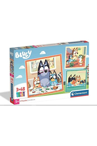 JPT Clementoni Bluey 3-in-1 Puzzle Set 3x48