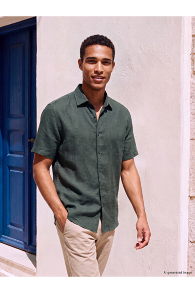 LC Waikiki Timeless Clothing & Timeless Choices Standard Fit 100% Linen Men's...