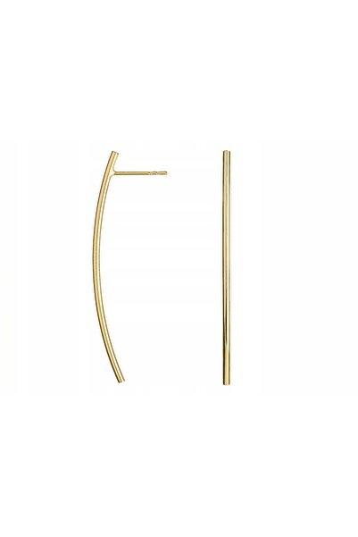 NO BRAND Cercei lungi tip tub, placat cu argint, de 4.6cm, pentru femei, cu p...