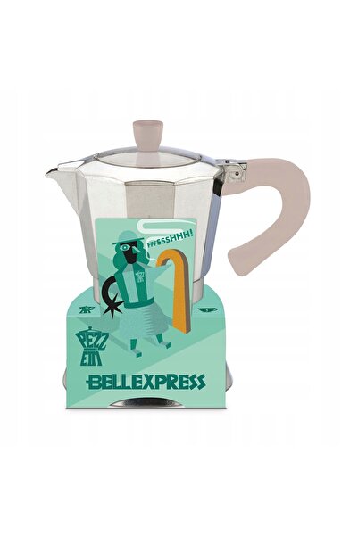 NO BRAND PEZZETTI BELLEXPRESS Cafetieră din aluminiu pentru plite cu inducție...