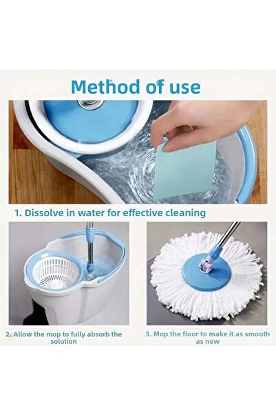 EkoAlışverişDünyam Floor Cleaning and Polishing Tablet 20 Pieces