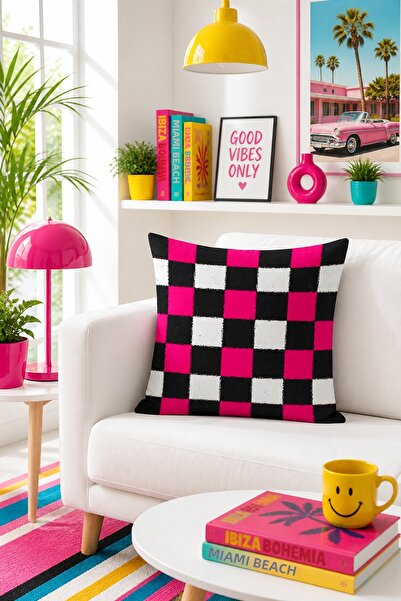 Bertille Home Husă de pernă cu imprimare digitală pe două fețe din seria Pop Art