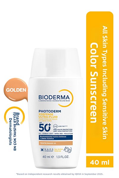 Bioderma Photoderm Xdefense Ultra Fluid SPF50+ Shade03 Golden 40ml
