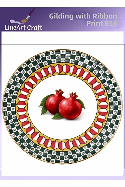 LİNEART Iron-On Rubon Transfer Printing for Wood & Fabric Transfer No:Rb855-3...