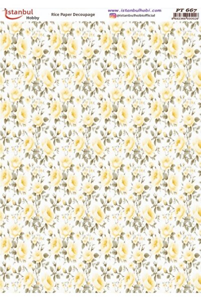 İstanbul Hobi Brass Decopage Pt 667