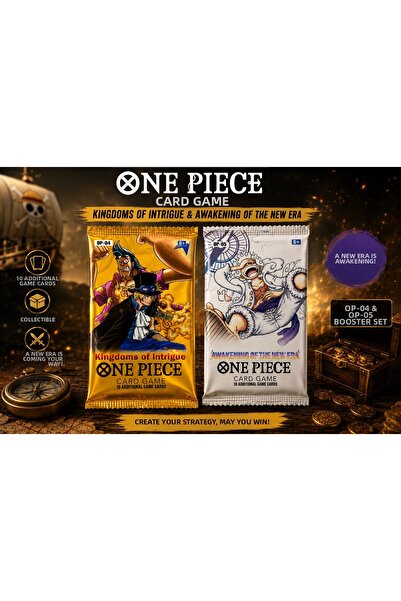 CANTEX TECH One Piece Card Game Booster White and Yellow Pack 2 Pack of Tradi...