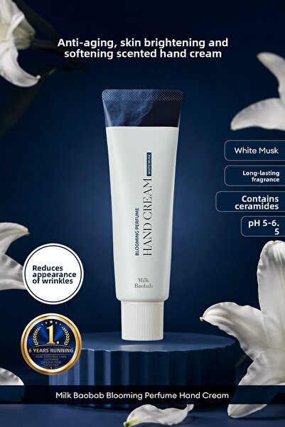 Milk Baobab Anti-Aging Softening Perfumed Hand Cream Blooming Perfume Hand Cr...
