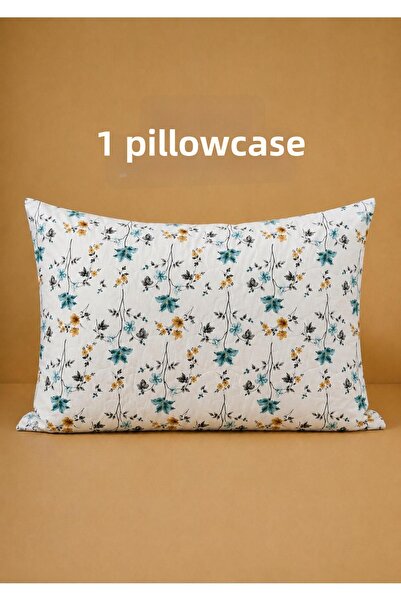 meressa home Pillowcase 1 Piece Cotton Lining 50X70 cm Liquid Proof