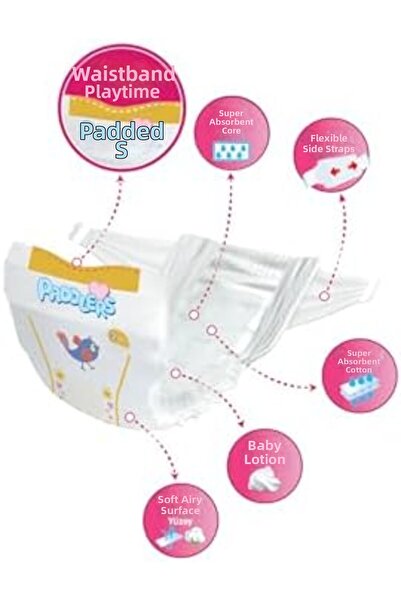 Yıldızan Terra Organik Baby Diapers Size 2 Mini (3-6 kg) 320 Pieces – Extra S...