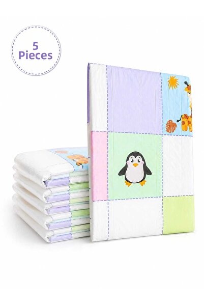 Naturashine Baby&Me Fluffy Diaper Changing Cover 60X60 cm 5 Pieces