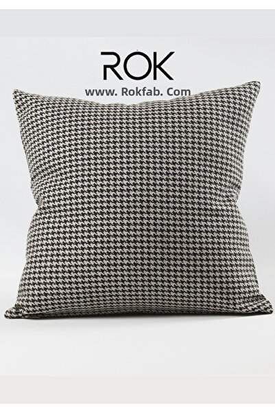 ROKFAB غطاء وسادة مزخرف بنمط مخالب الغراب مقاس 45x45 سم