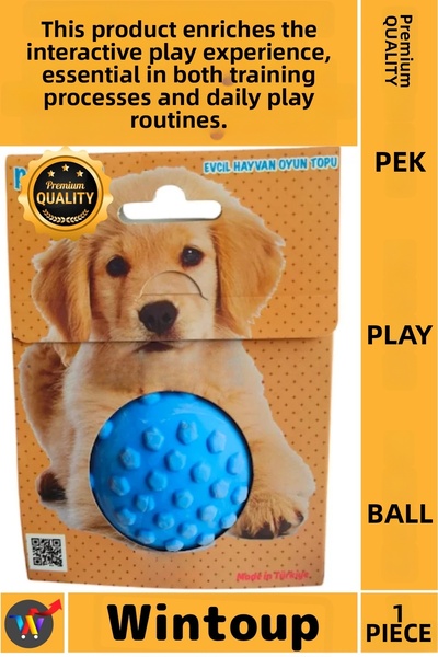 Wintoup # Ball Durable Bite Resistant Rubber Educational Interactive Healthy ...