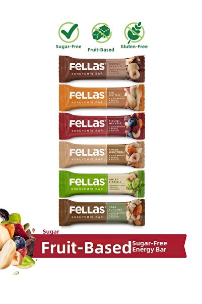 Fellas Nut Bar 6-Piece Trial Pack