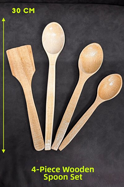 SUPERPUP 4-Piece Spoon and Spatula Set Economic Package