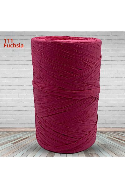 Oxford İplik Raffia Yarn Soft Raffia 150 Grams 111 Fuchsia