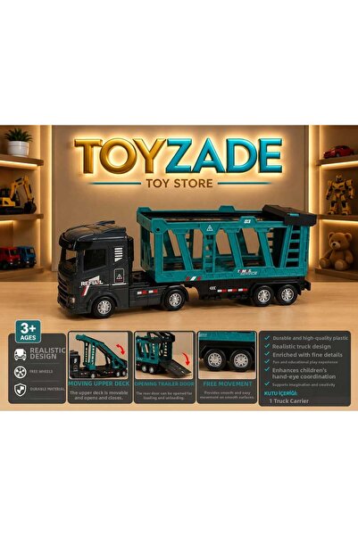 Toyzade Friction Powered Tanker Toy Truck Engineering Vehicle 26cm Unbreakabl...