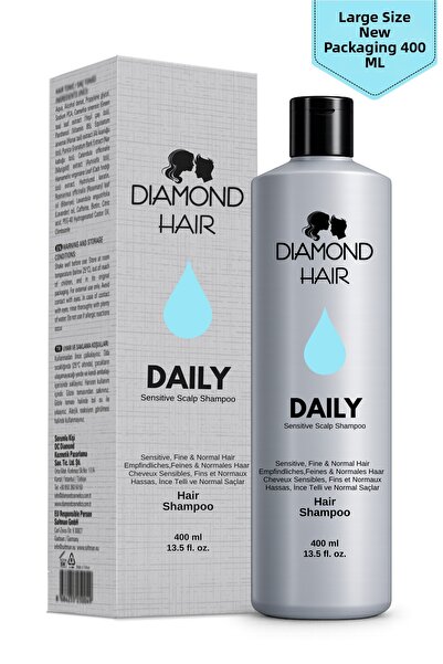 DIAMOND HAIR Repair Volume Shampoo Suitable for Sensitive, Fine, Flaky, Thinn...