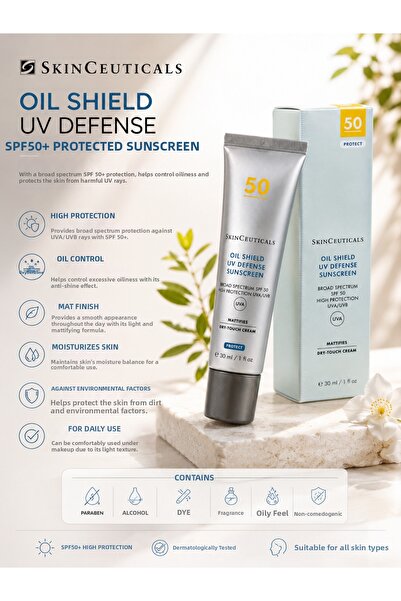 SkinCeuticals كريم واقي من الشمس SPF50+ يقلل من عدم توحيد لون البشرة ويمنحها ...