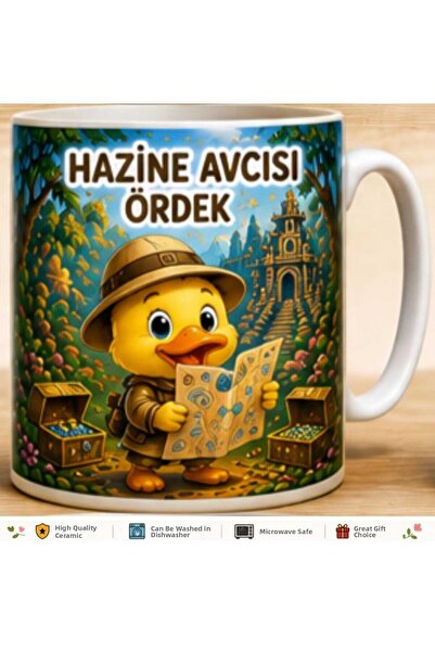 Rana İkra Art كأس صائد الكنز على شكل بطة