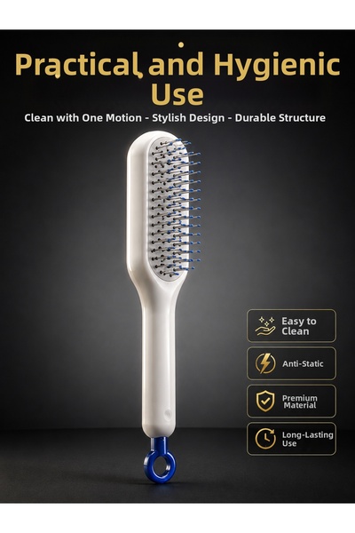 Marsilyan New Generation Hair Brush Cleans the Scalp of Dead Skin Easily Clea...