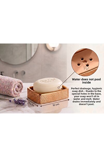LUCES DESİGN Luxury Soap Dispenser – Stylish Hand Soap Dispenser Container wi...
