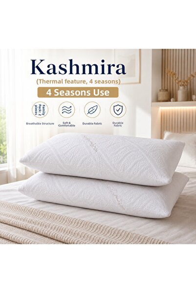 Uykuva Cashmeretouch ™   Premium Orthopedic Ergonomic Visco Pillow with Neck ...