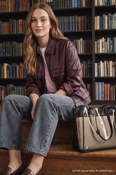 Trendyol Collection بنطلون جينز واسع الساق بطول الكاحل من أنثراسايت 100% قطن ...