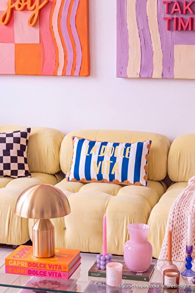 TRENDYOLMİLLA HOME Printed Throw Pillow Cover Tphss26Kkk00031