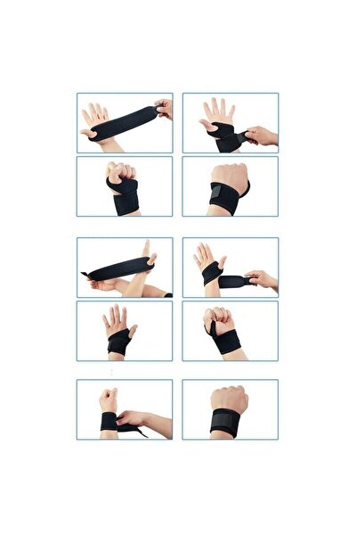 Ankaflex Exp Bilek Bandajı Ortopedik Spor Bandı Statik El Bilek Ateli Ayarlanabilir Bilekliği Burkulma Aparat