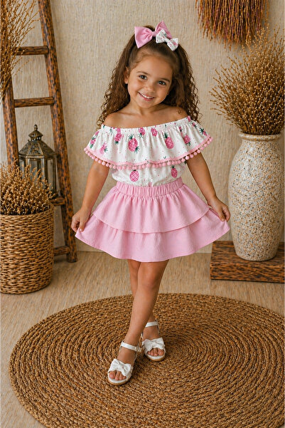 Orca Kids Fashion Special Design Set with Pineapple Detail for Ages 2-6