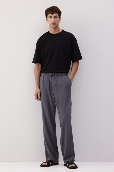 H&M Keten Karışımlı Pantolon Relaxed Fit