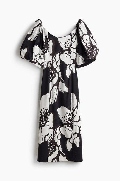 H&M Balon Kollu Elbise