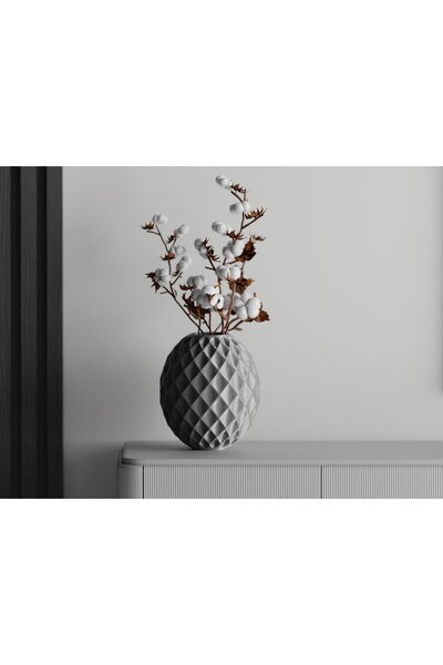 Sani Decorative vase Sani, Crystal 121 x 121 x 140 mm, Silver