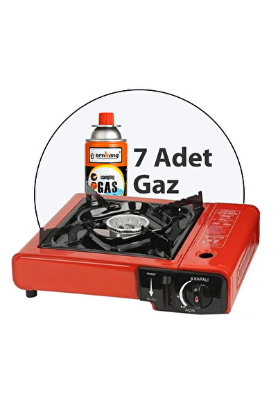 Onetick Fischer Tekli Portatif Çantalı Kamp ve Piknik Ocağı Stop Emniyetli 7 ...