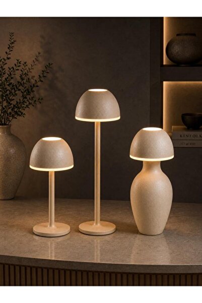 Mivo Design Şarjlı Kablosus Dokunmatik LED Masa Lambası