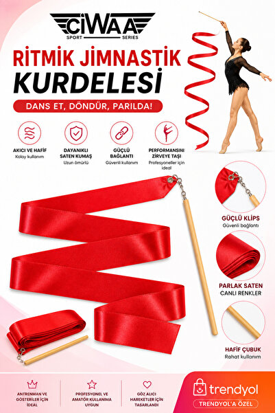CIWAA Jimnastik Gösteri Kurdelası 4 Metre