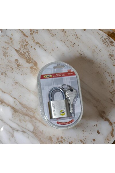 abnturk 40 Mm Full Krom Kaplama Asma Kilit 3 Adet anahtar ile birlikte